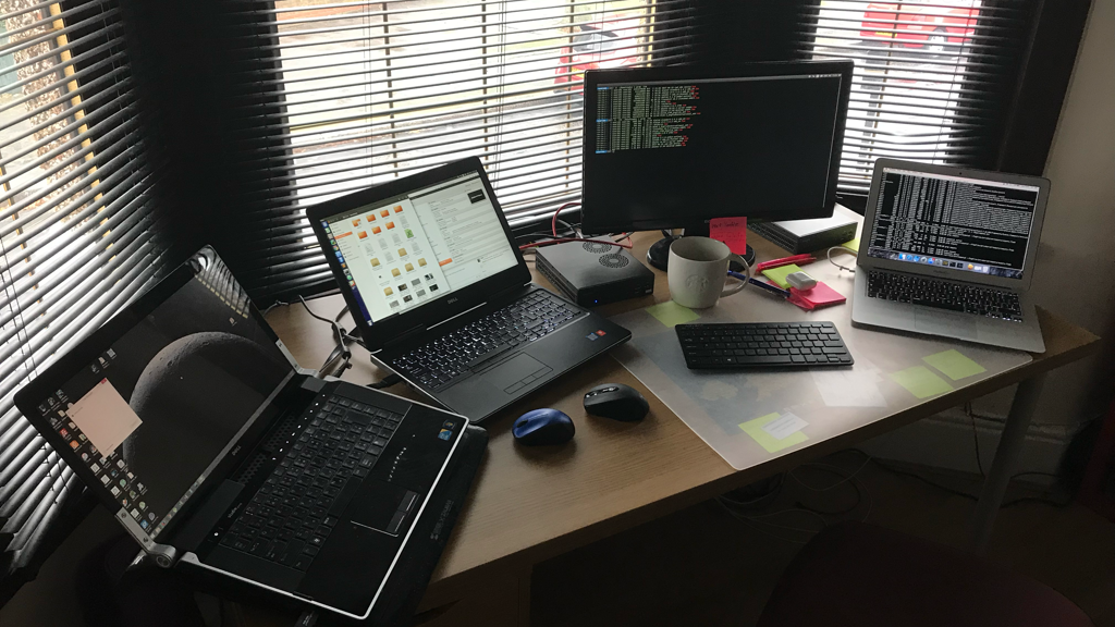 Cybersecurity startup development setup